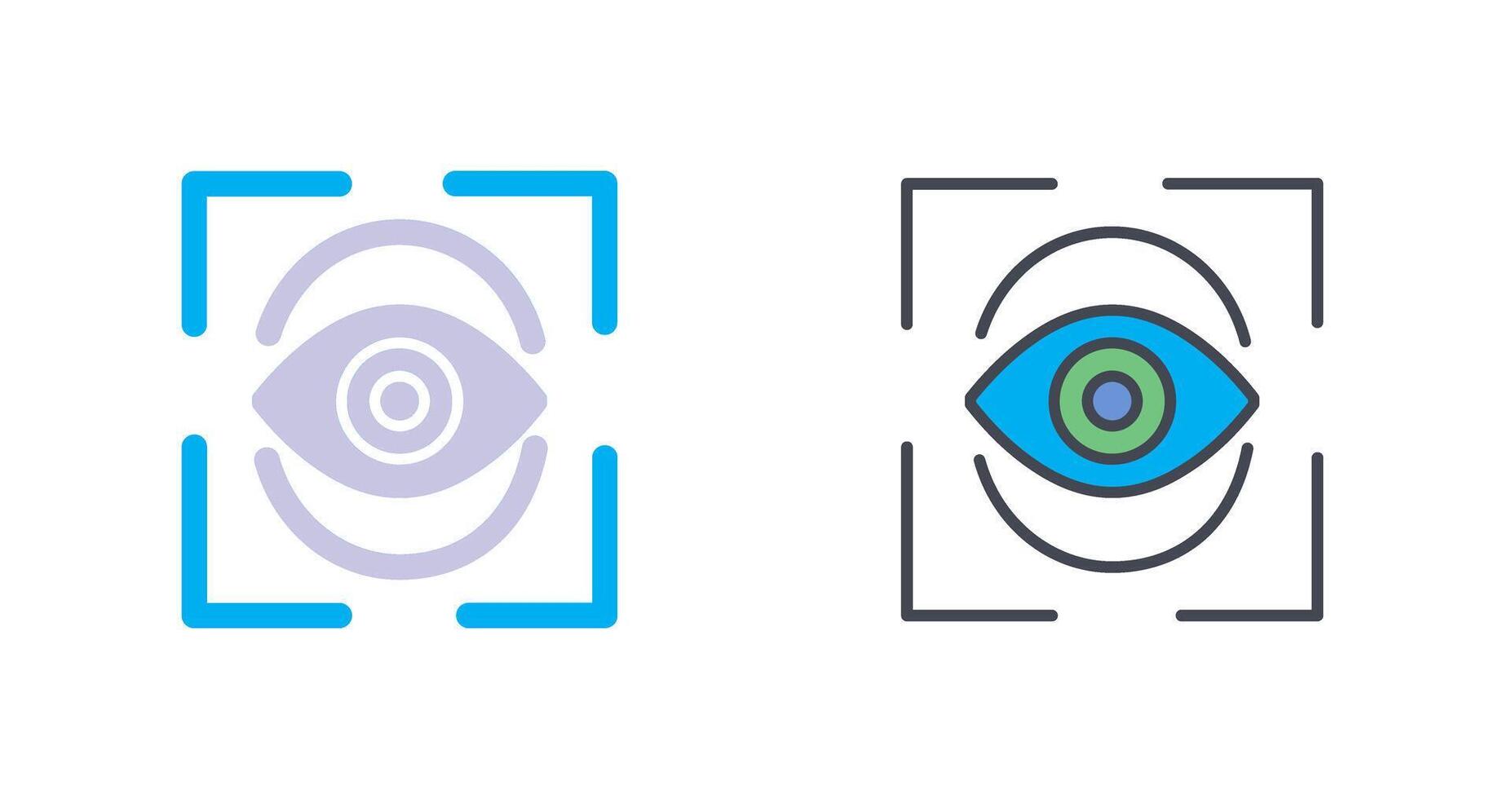 Vision Icon Design vector