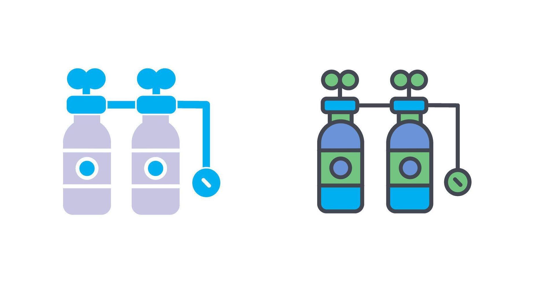 Oxygen Tank Icon Design vector