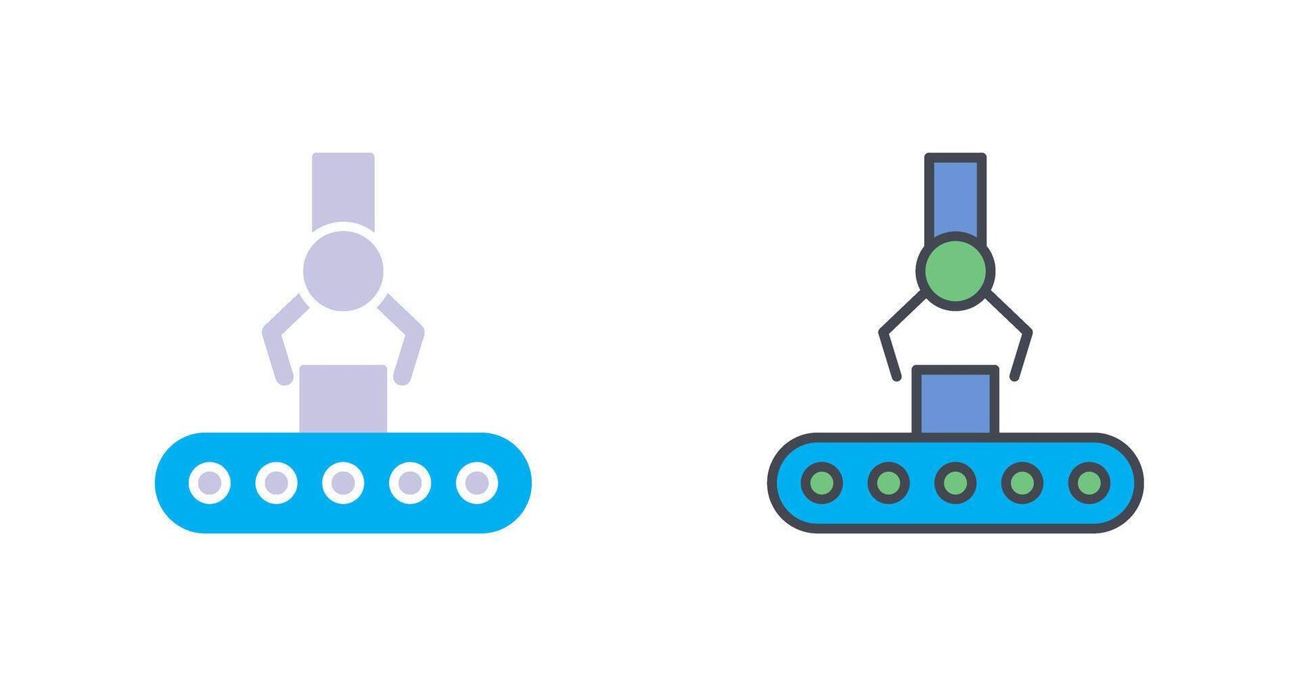Conveyor I Icon Design vector