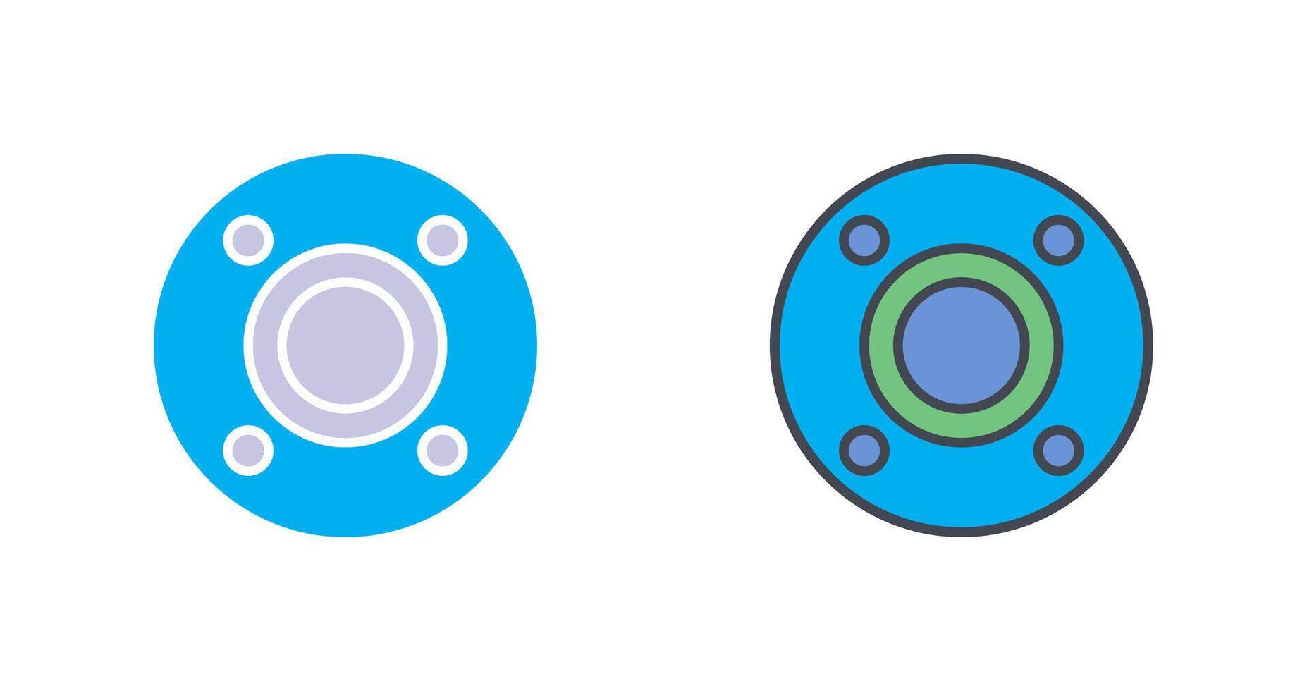 Flange Icon Design vector