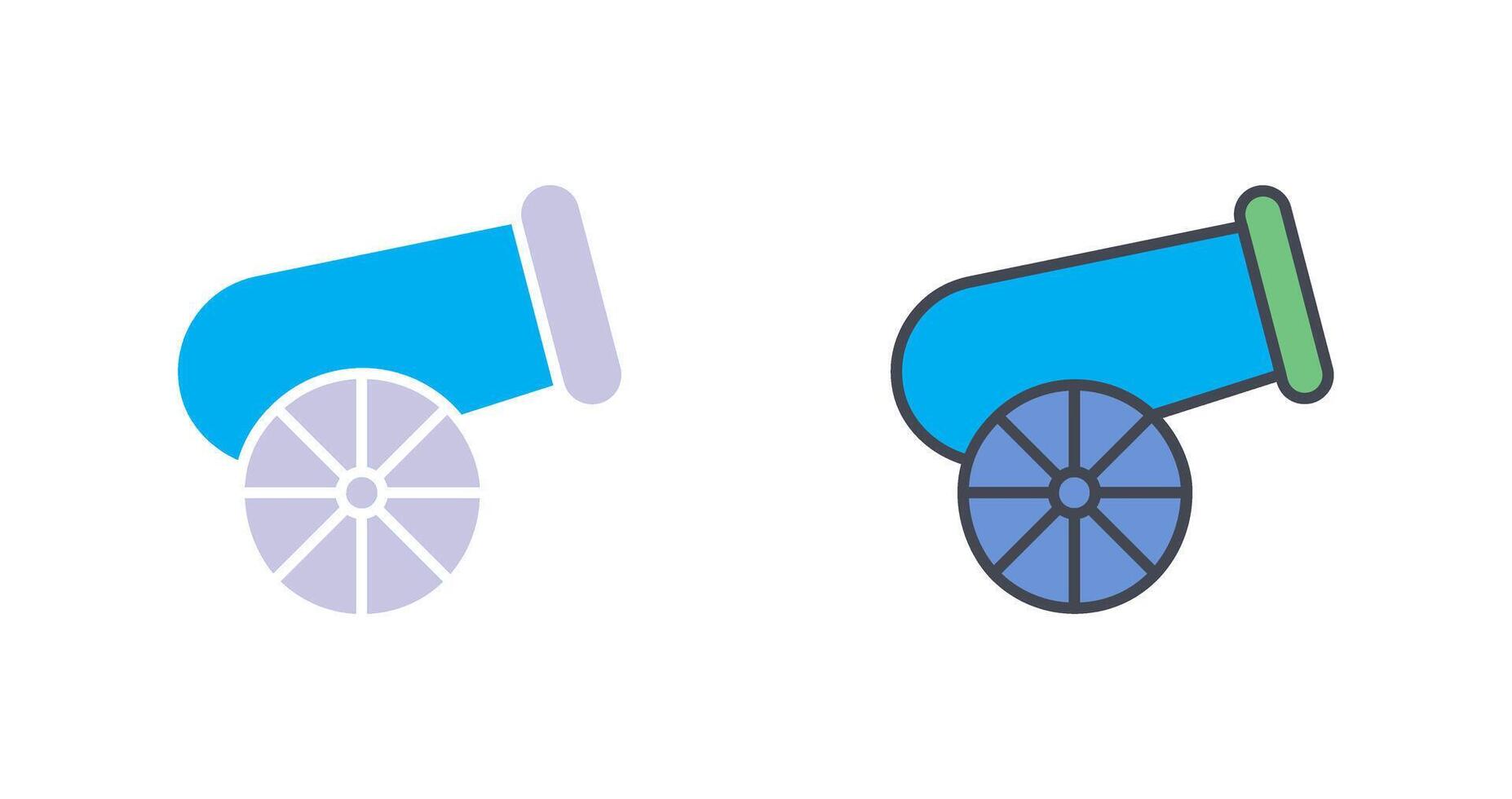 Cannon Icon Design vector