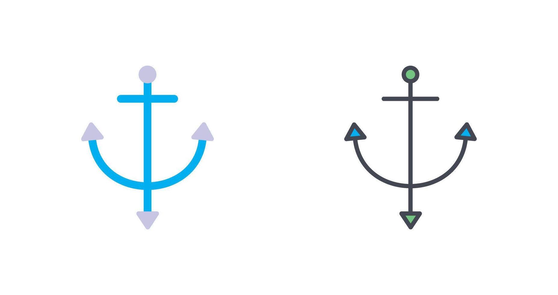 Anchor Icon Design vector