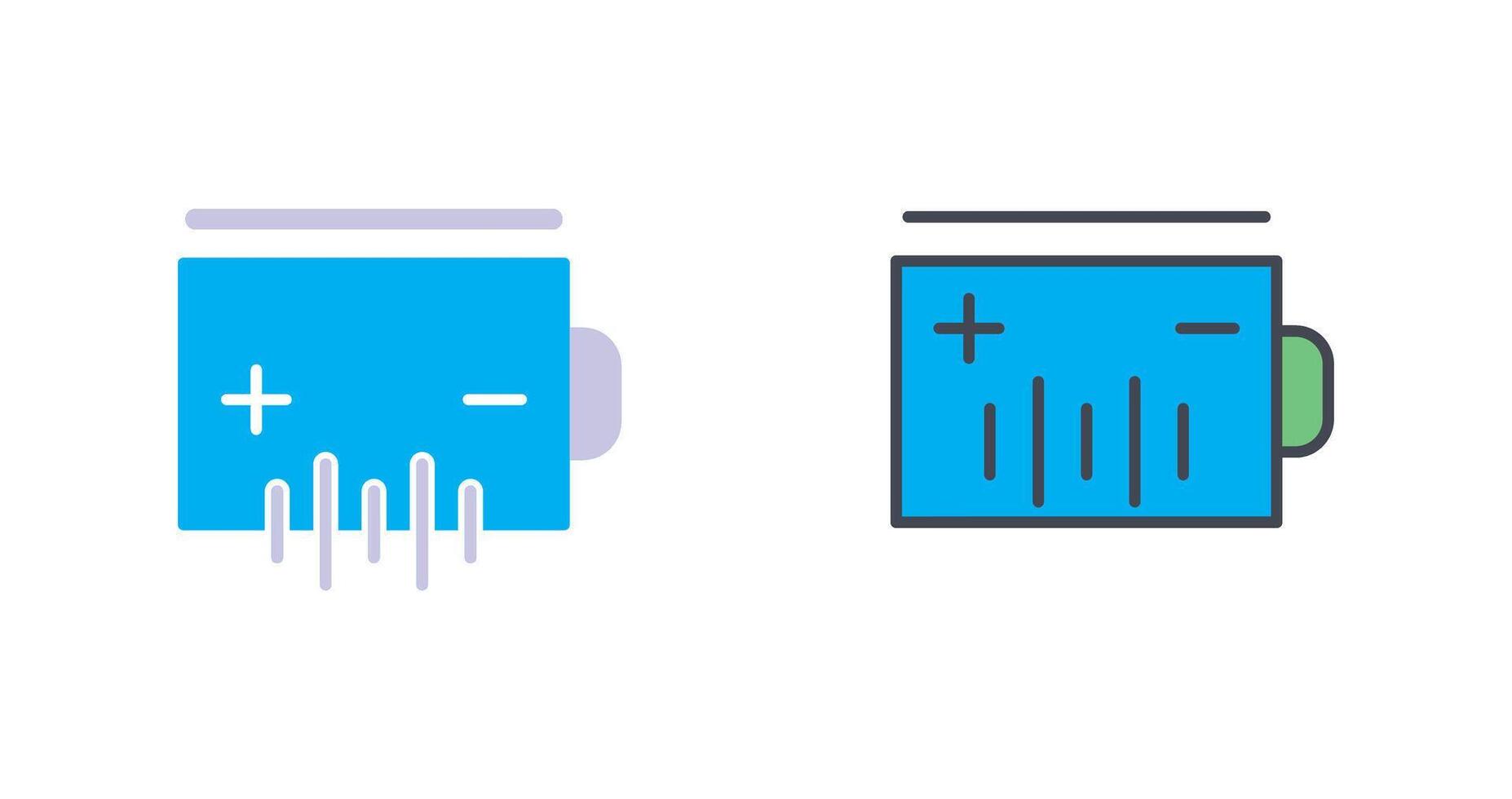 Battery Icon Design vector