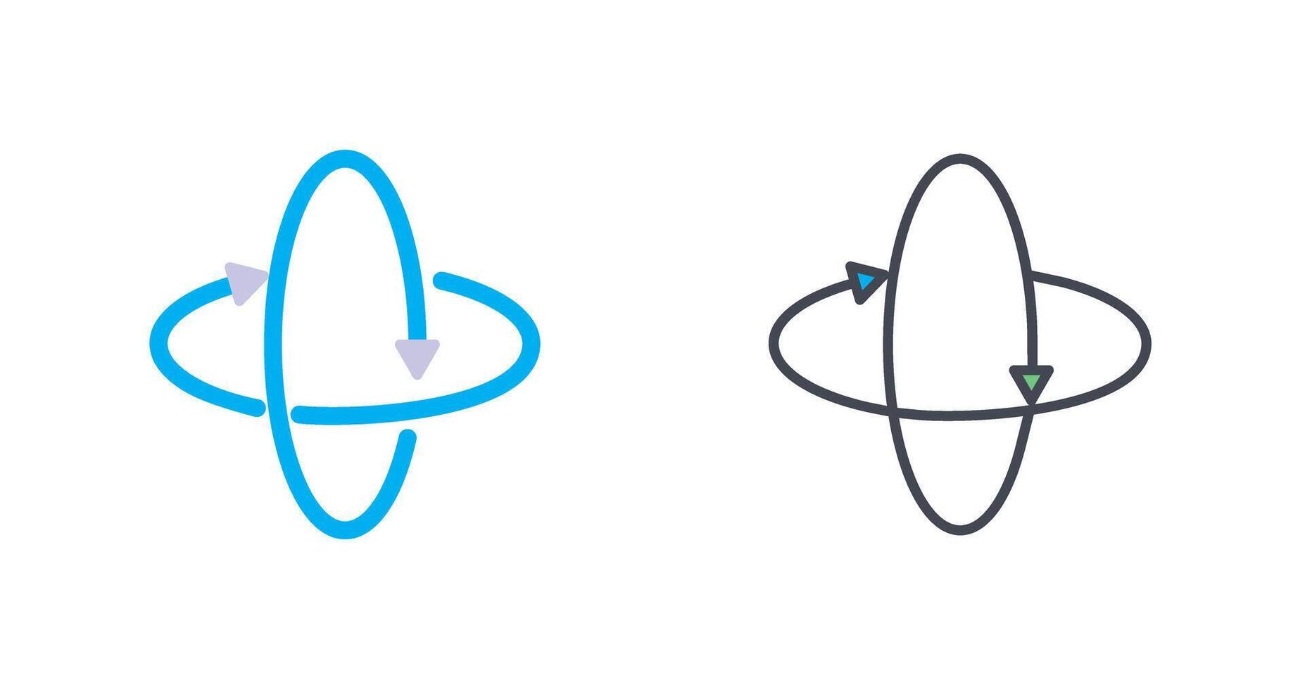 Rotate Icon Design vector