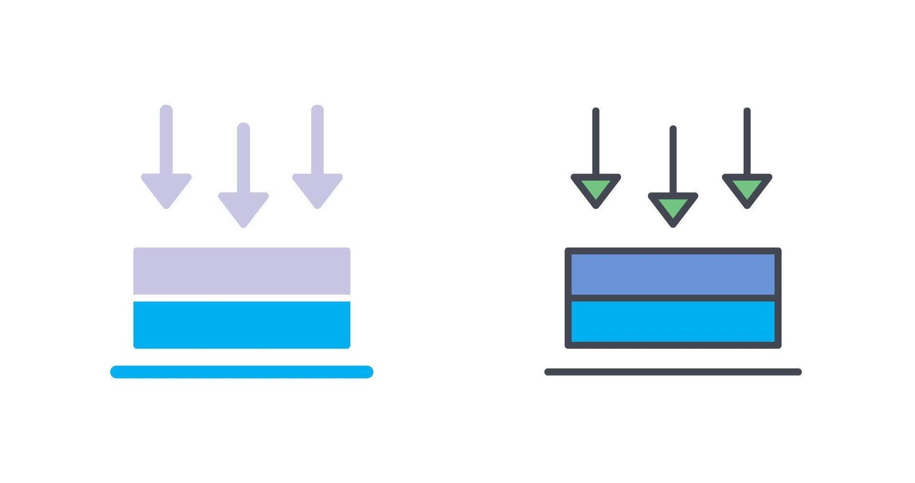 Press Icon Design vector