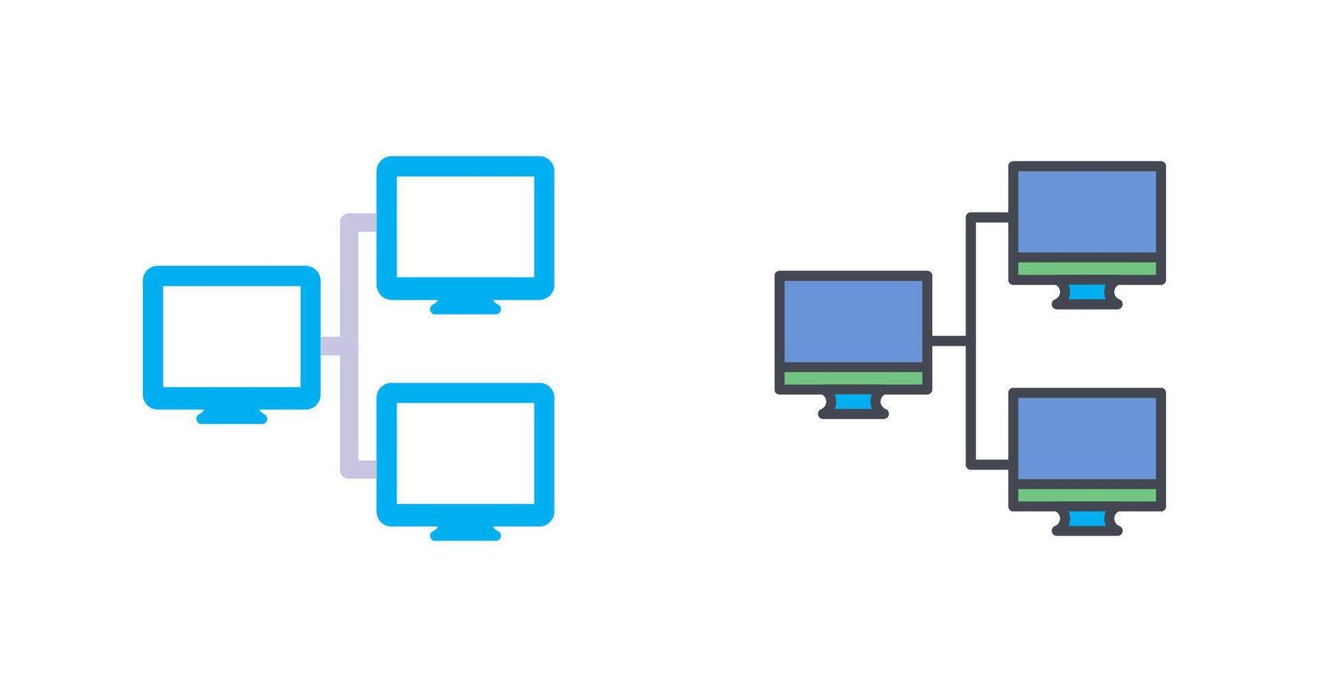 Network Icon Design vector
