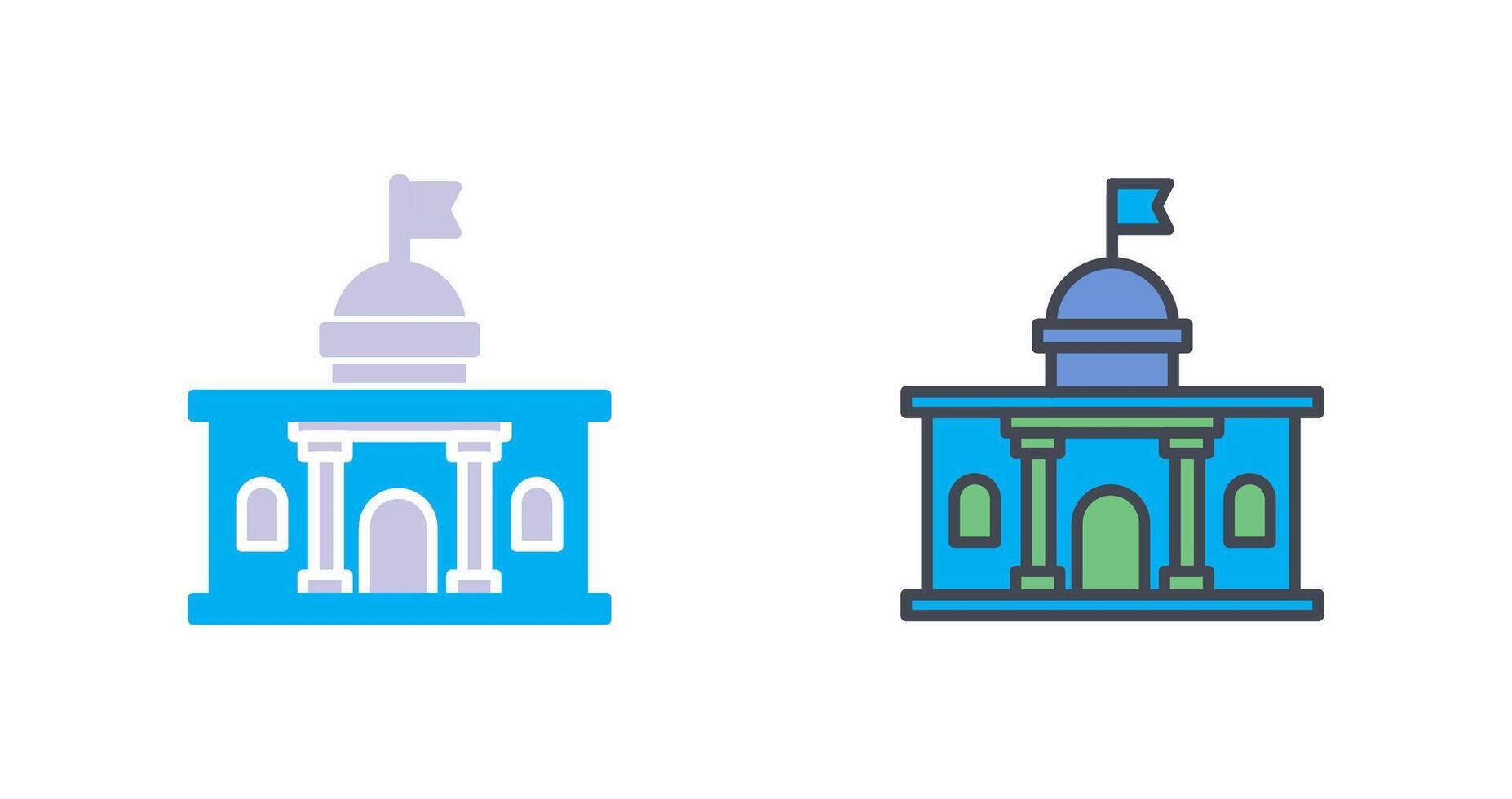 Parliament Icon Design vector