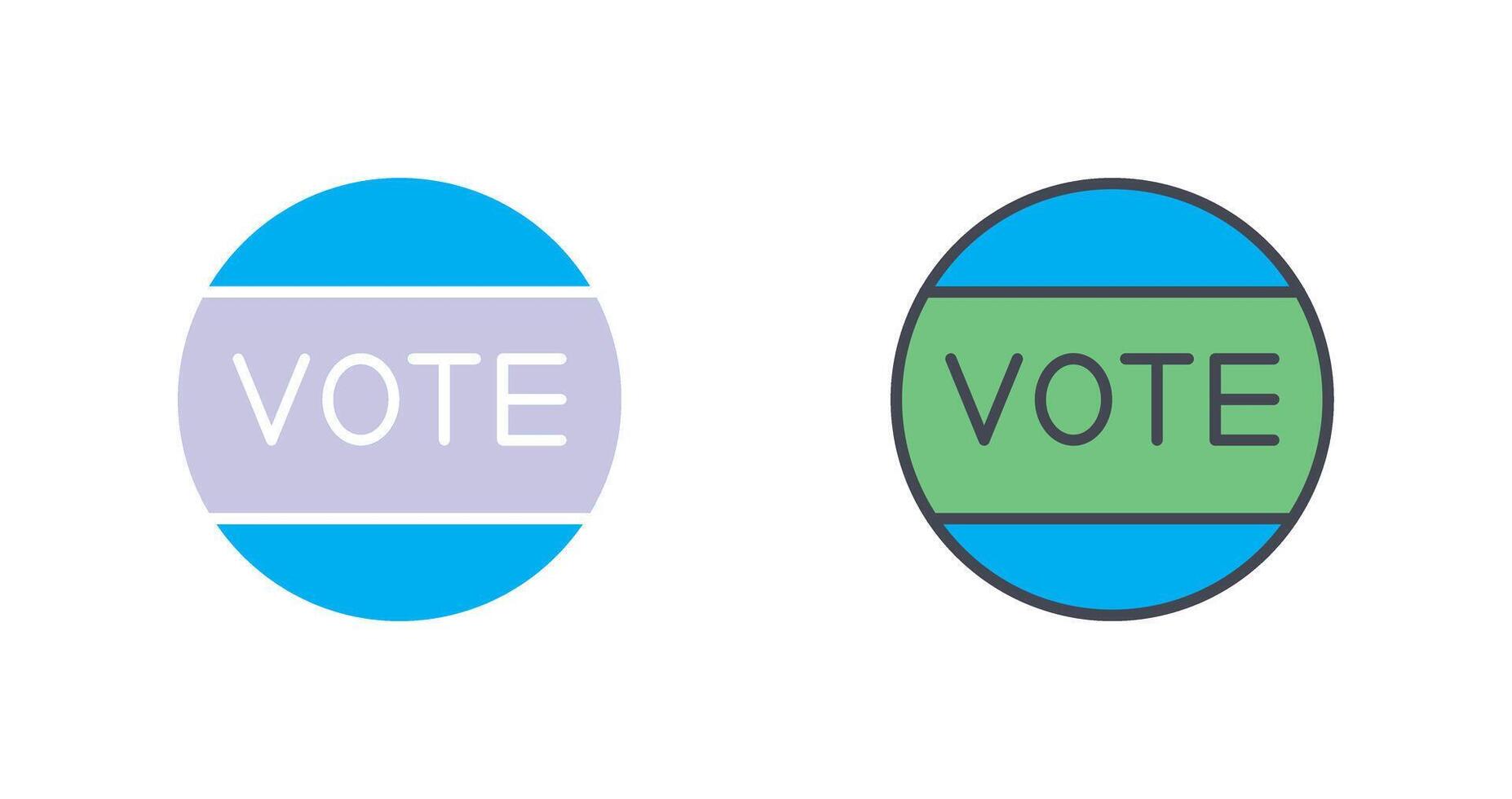 Vote Icon Design vector