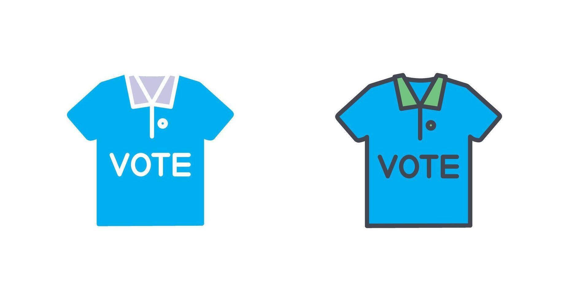 T Shirt Icon Design vector