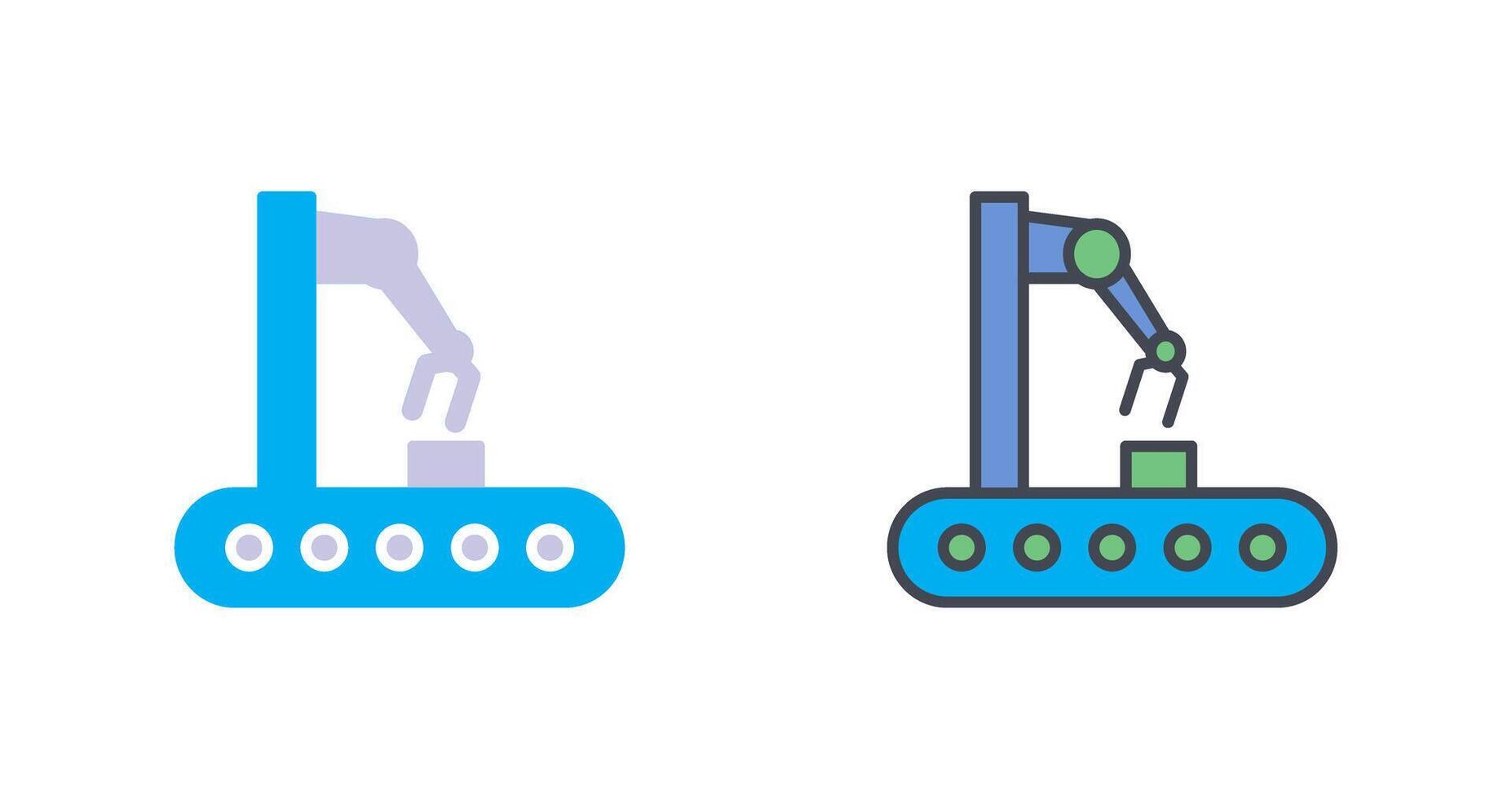 Conveyor Icon Design vector