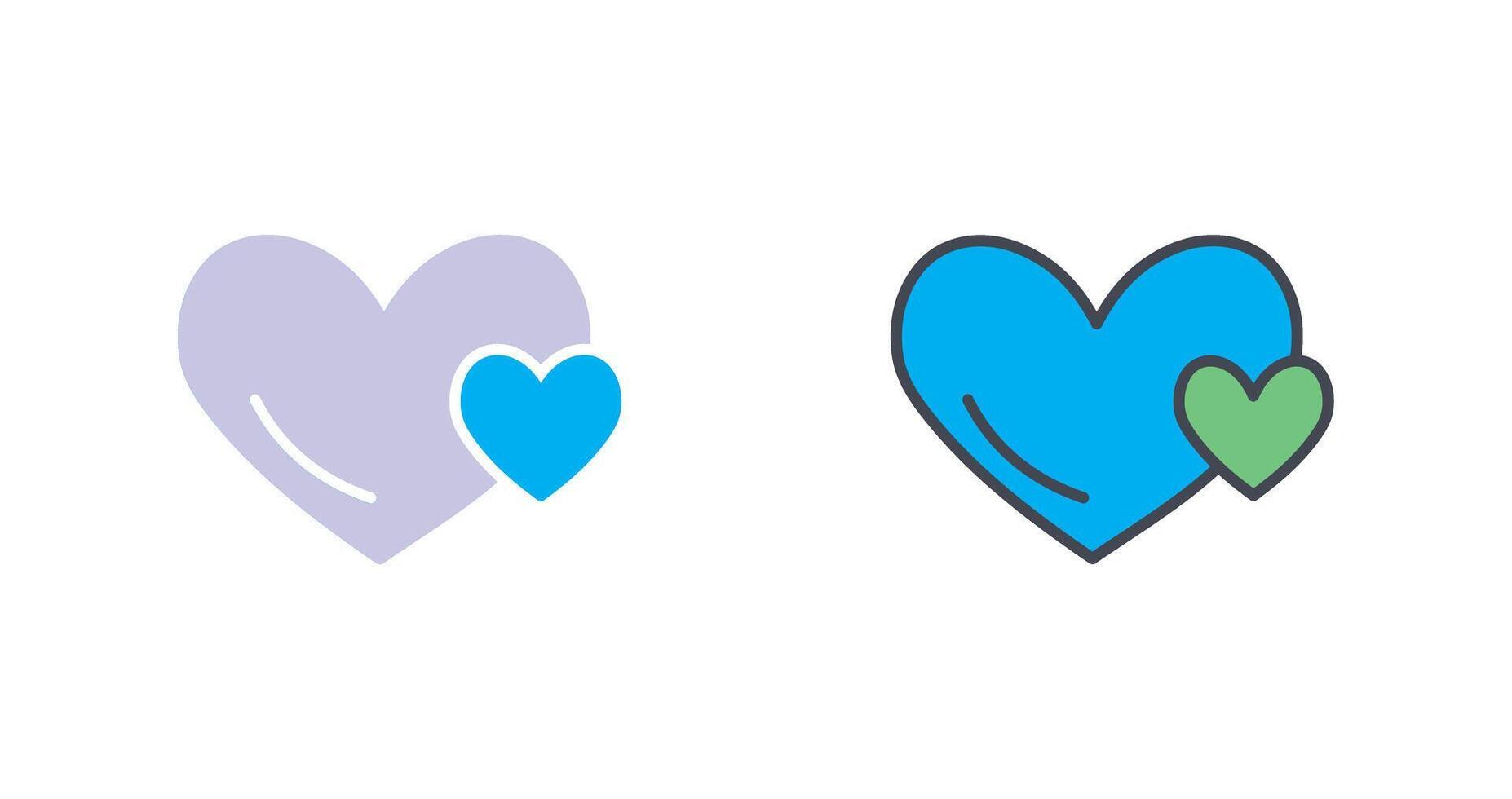 corazones icono diseño vector