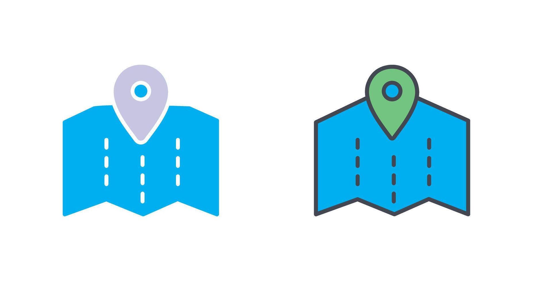 Map Icon Design vector