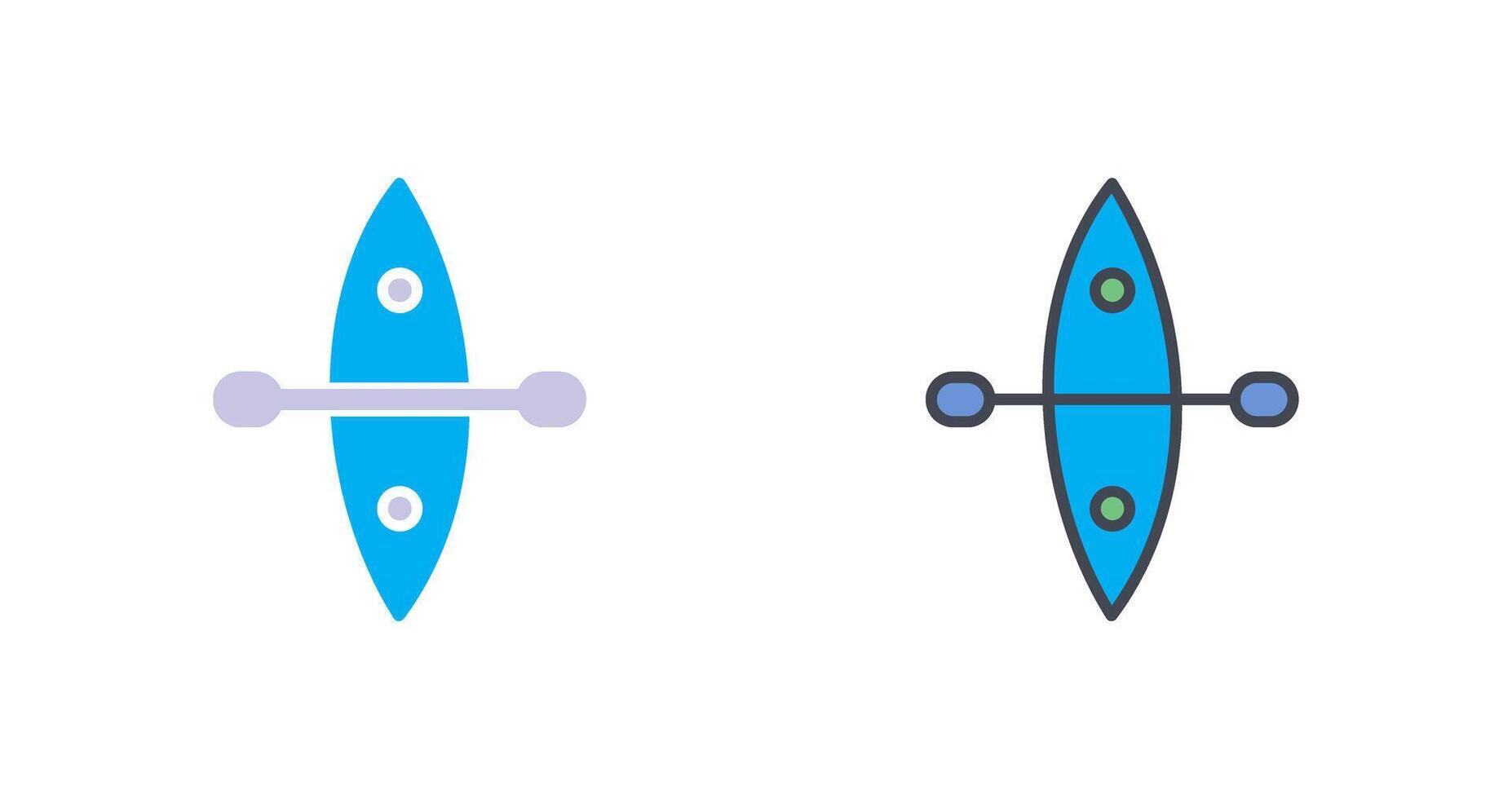 Kayak Icon Design vector