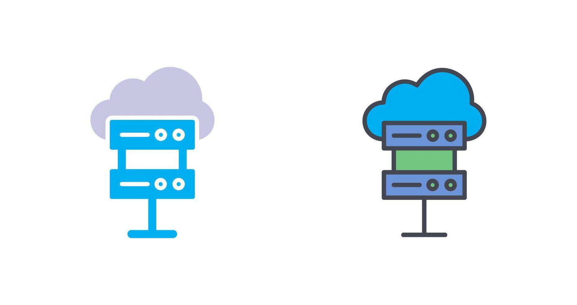 Hosting Icon Design vector