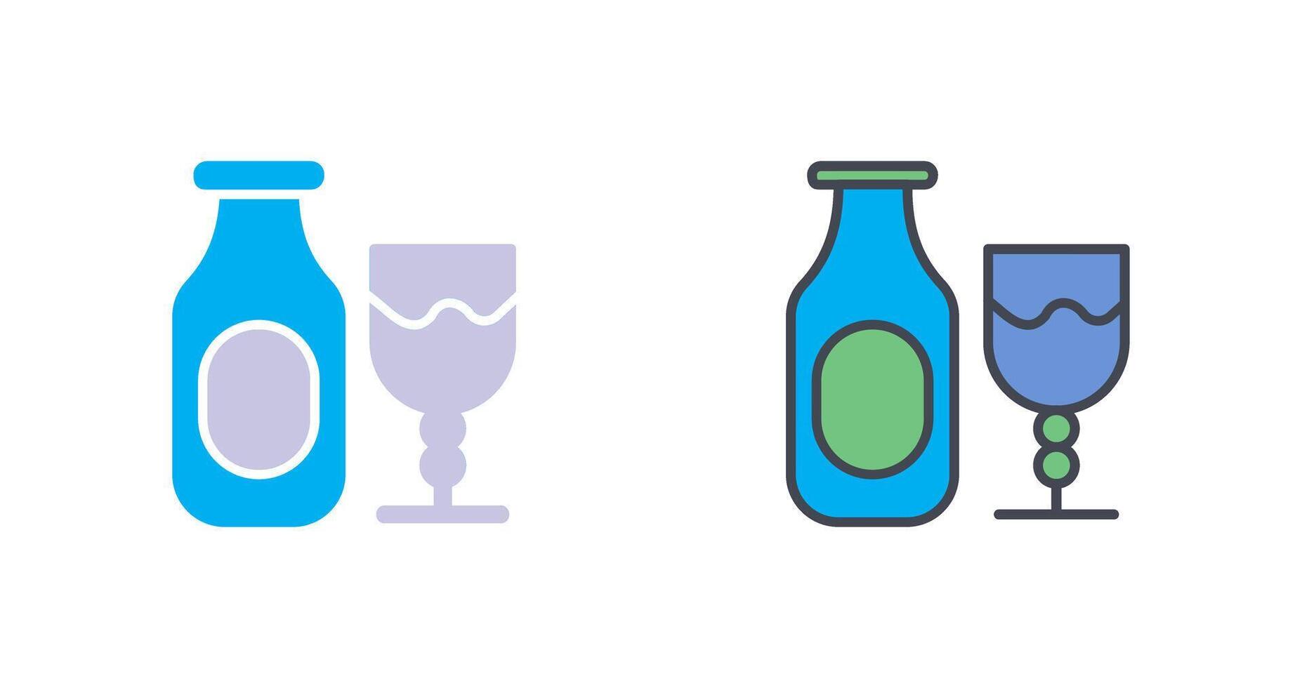 vino icono diseño vector