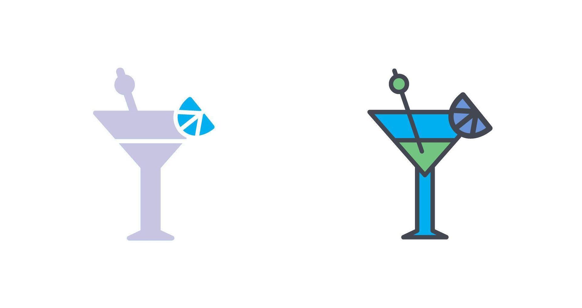 Martini Icon Design vector