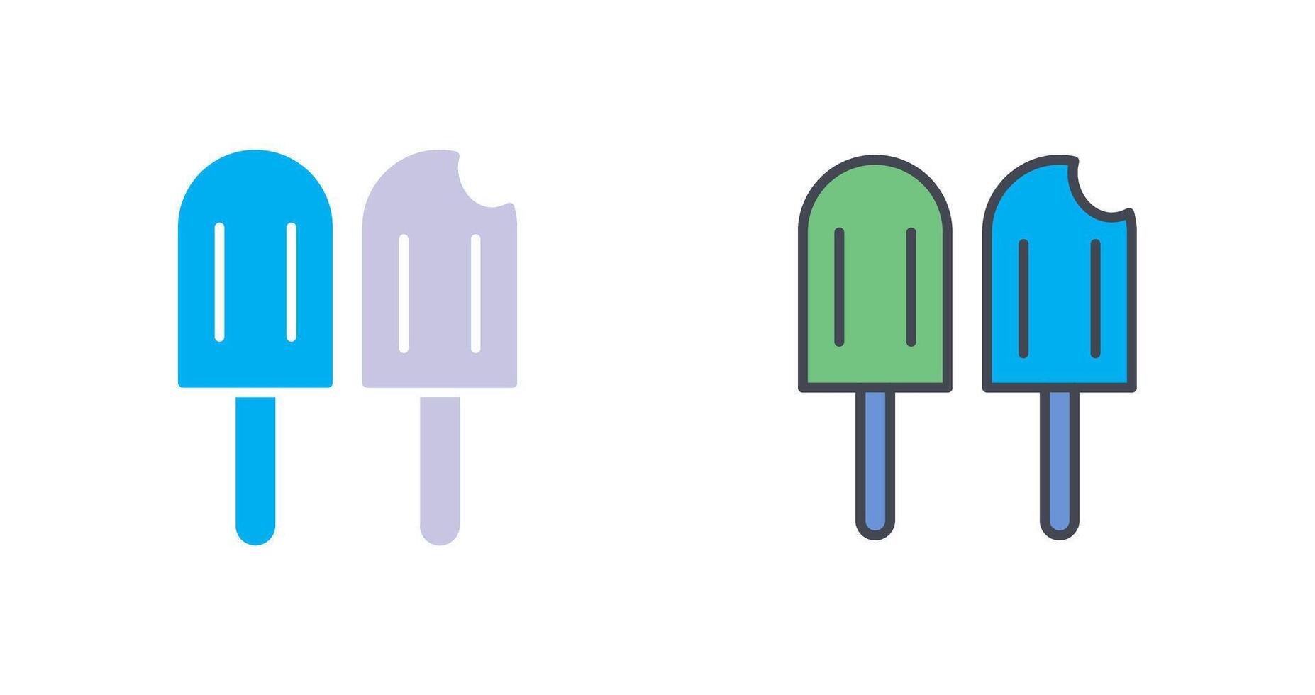 Popsicle Icon Design vector