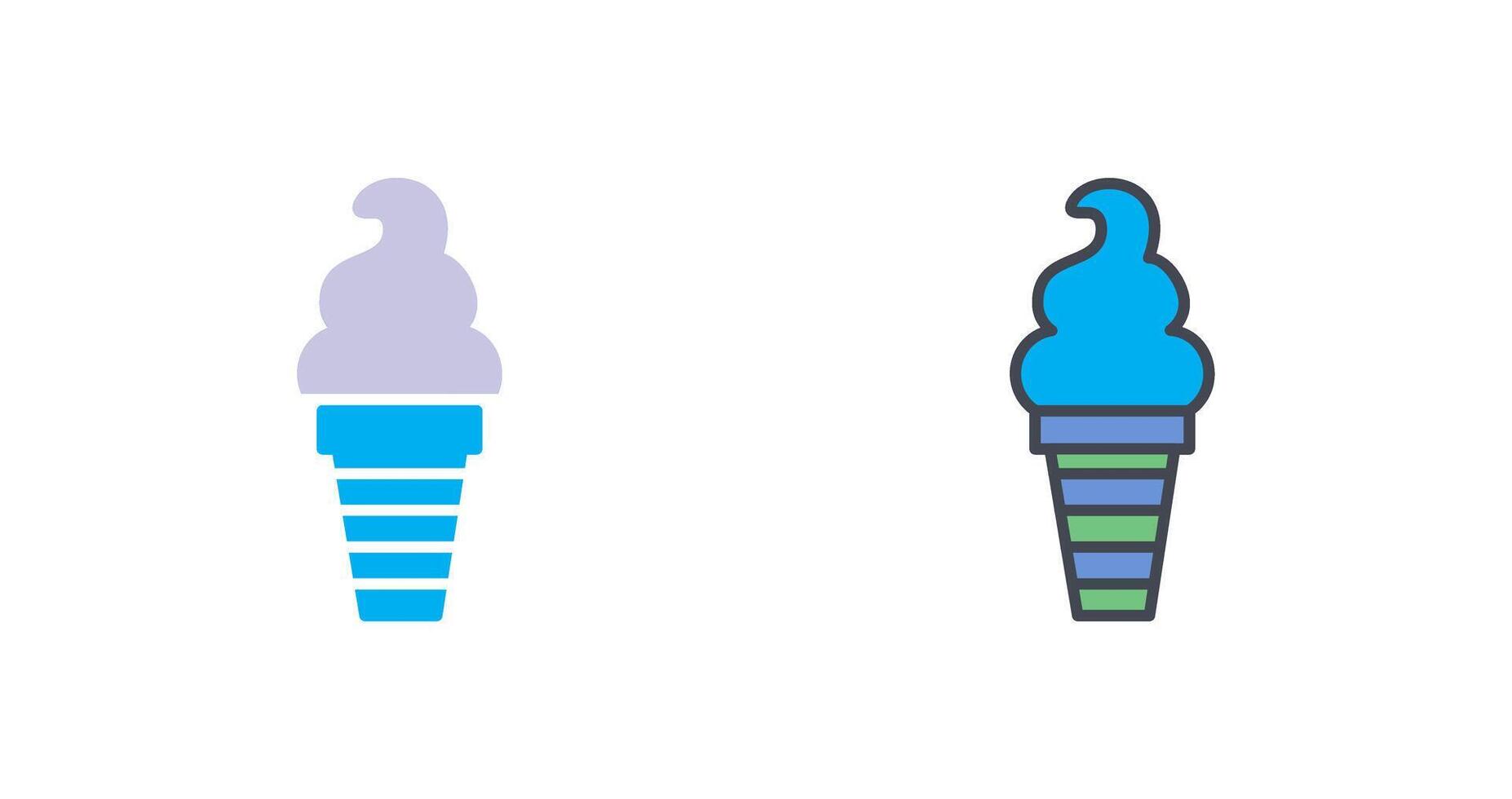 Ice Cream Icon Design vector