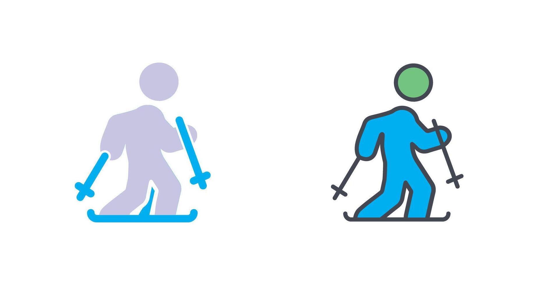 Ski Icon Design vector