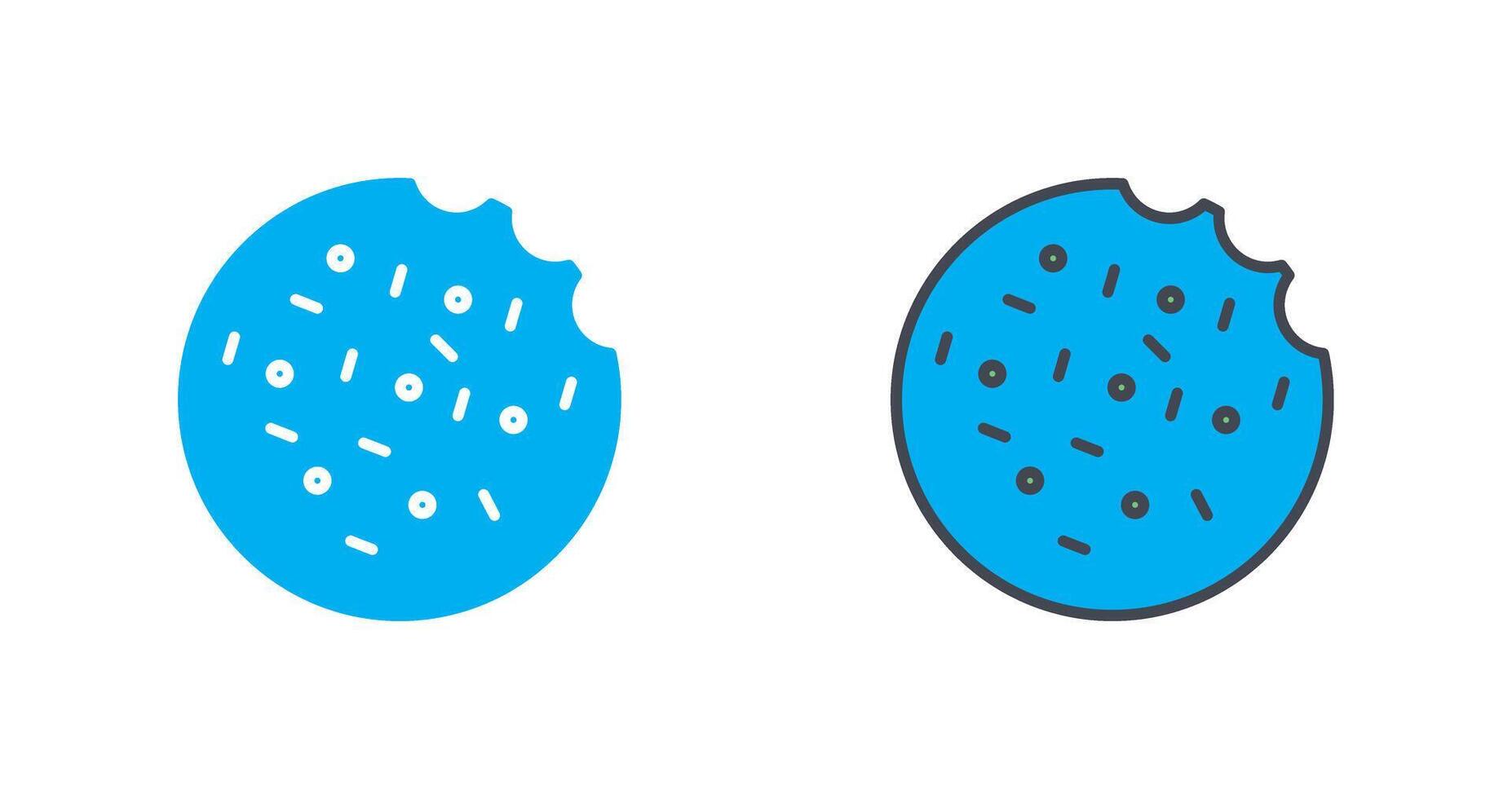 Cookie Icon Design vector