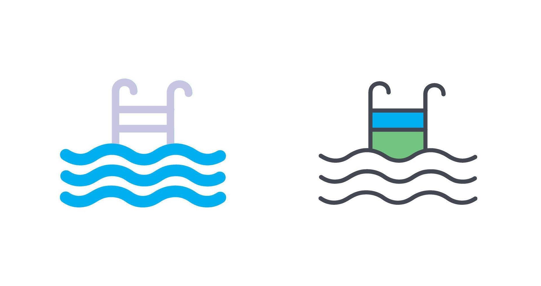 piscina icono diseño vector