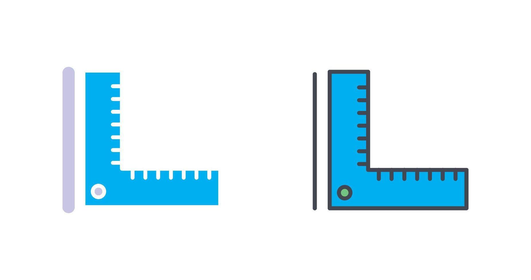 Ruler Icon Design vector