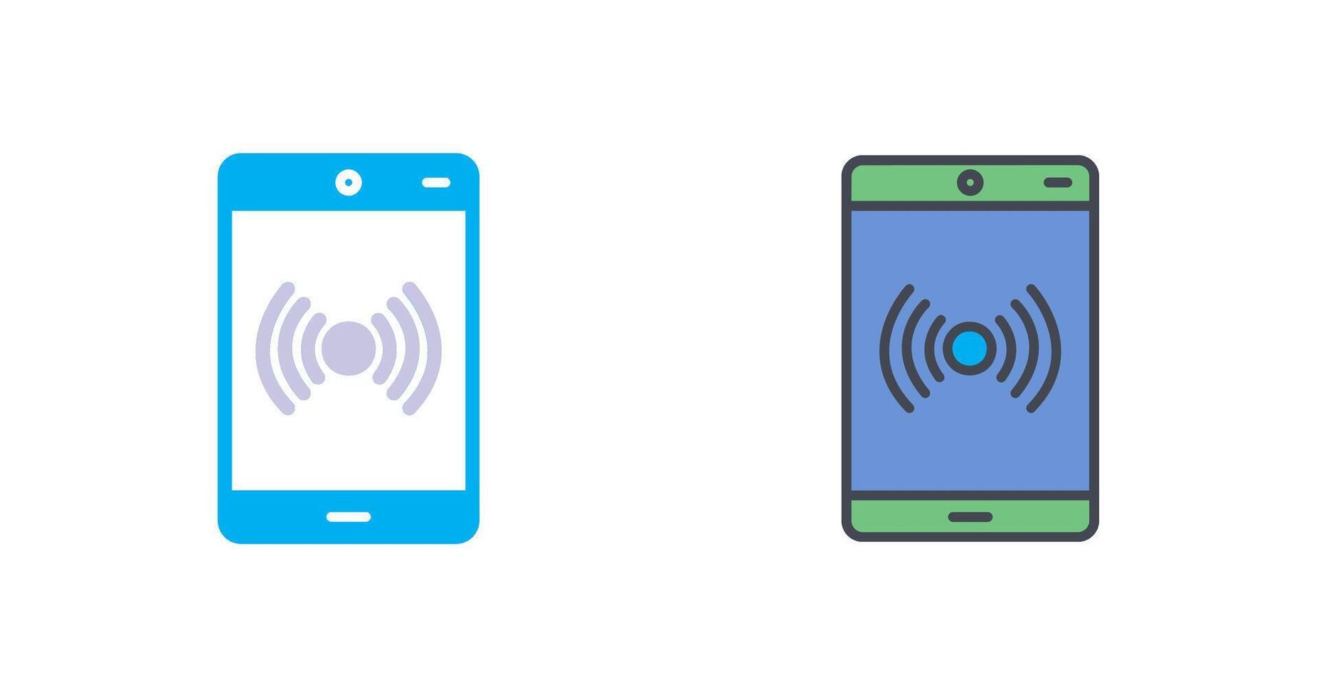 Wifi Signal Icon Design vector