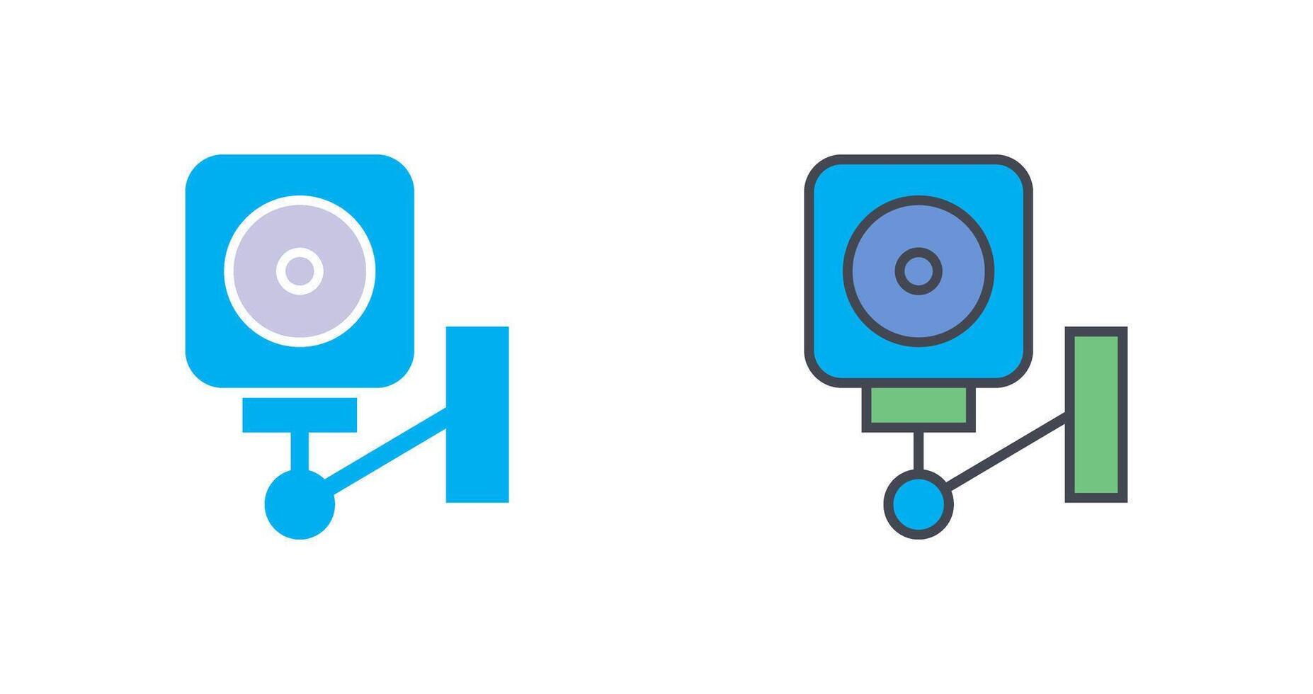 Surveillance Icon Design vector