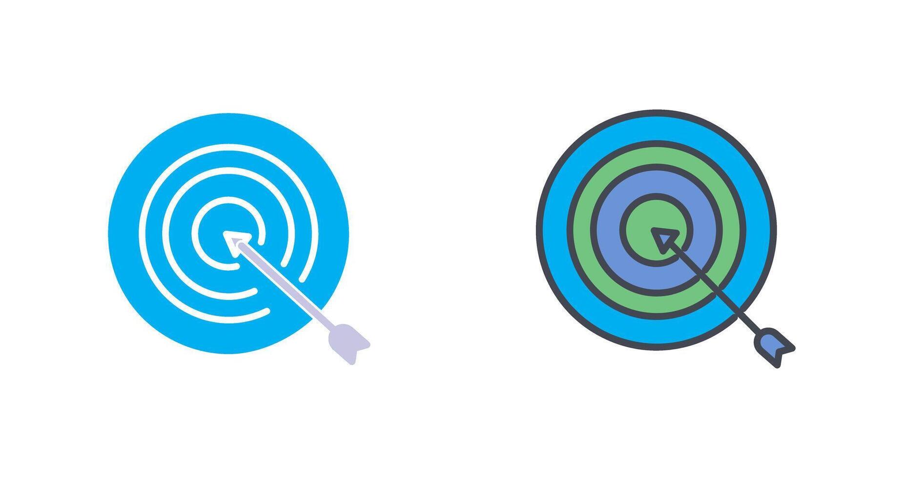 Target Icon Design vector