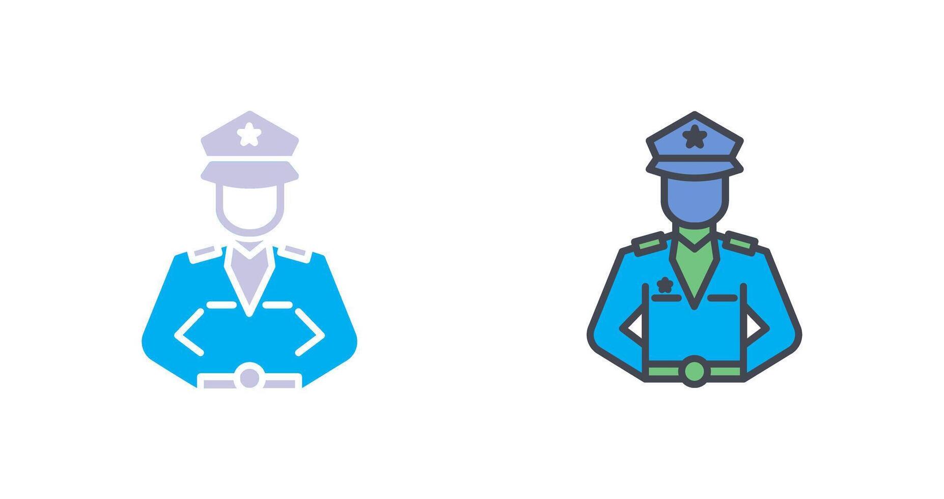 policía hombre icono diseño vector