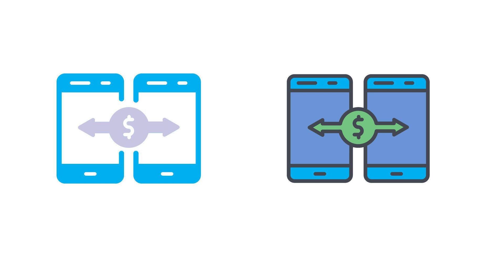 Exchange Icon Design vector