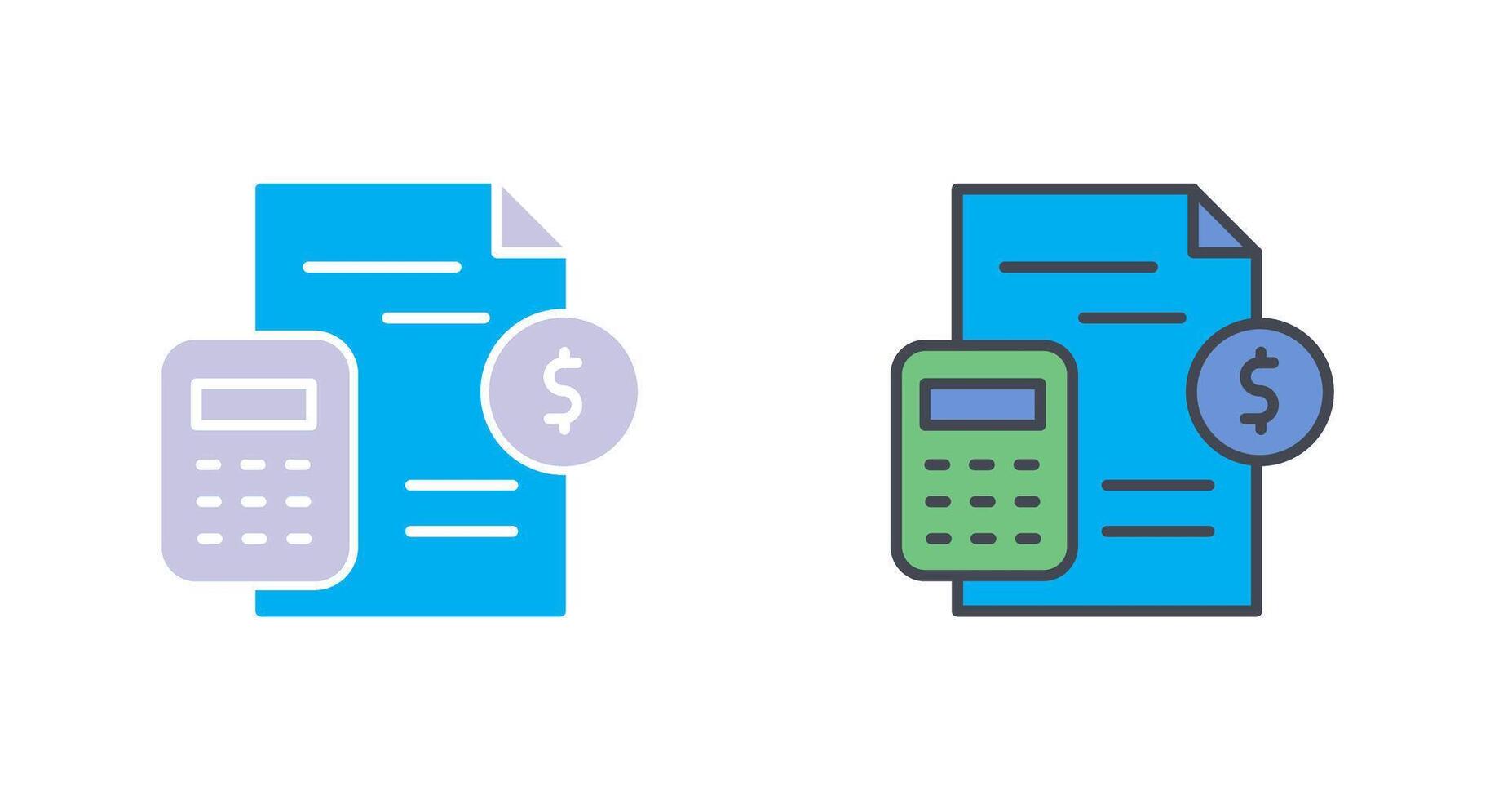 Accounting Icon Design vector