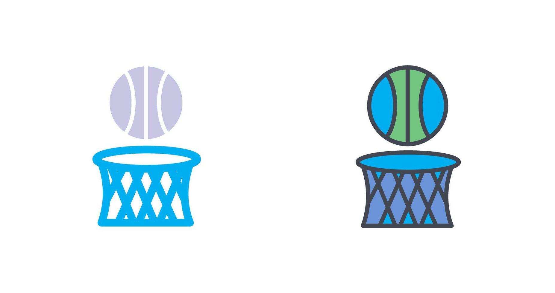 diseño de icono de baloncesto vector