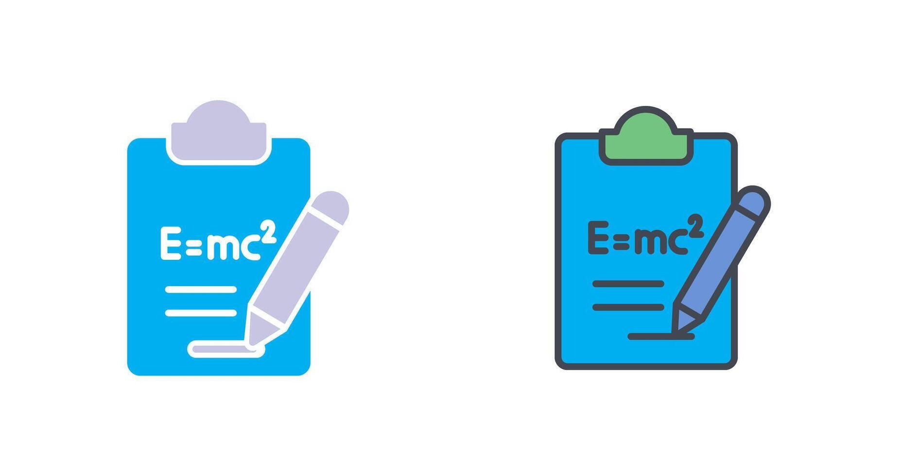 Formula Icon Design vector