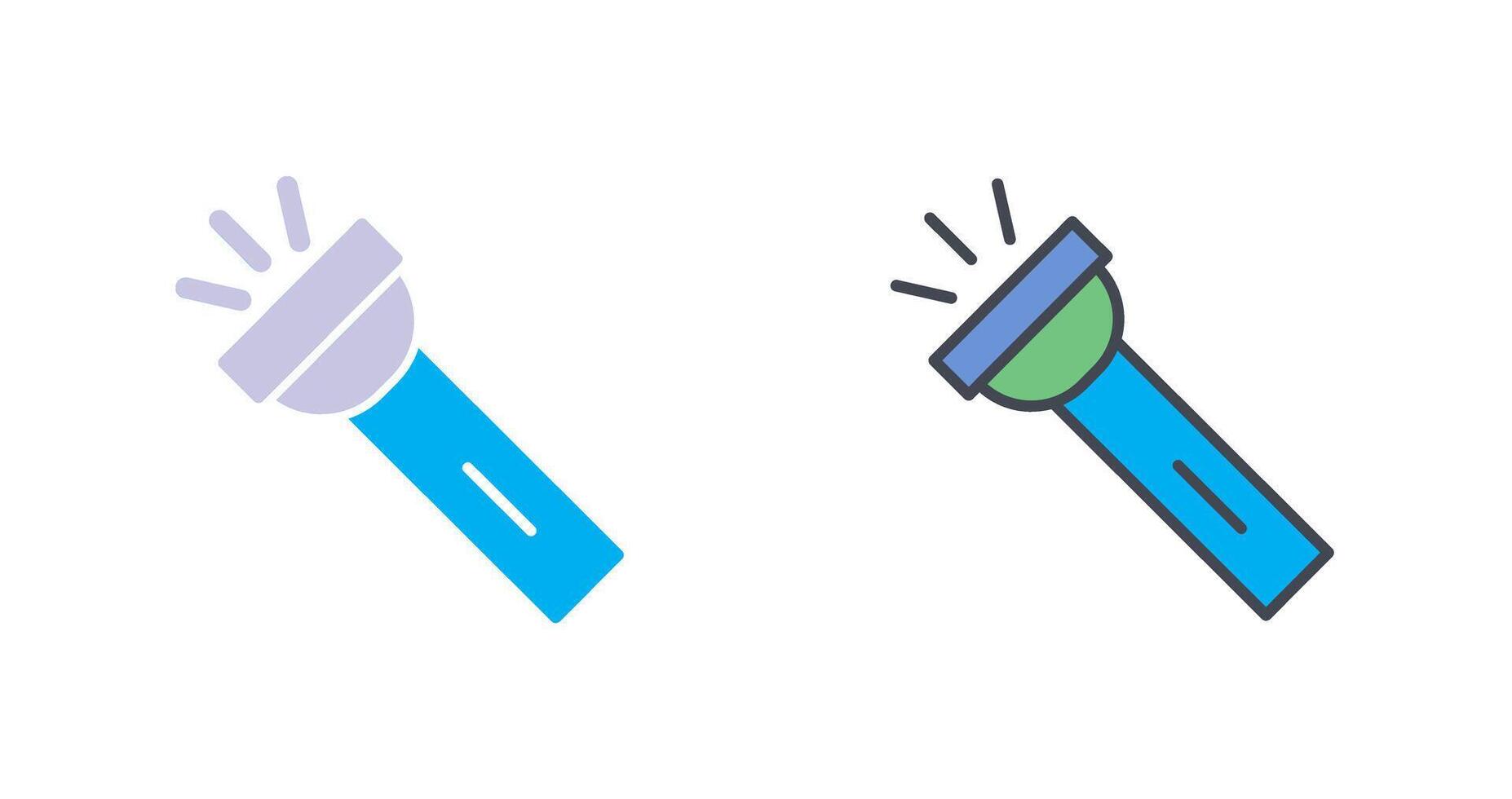 Flashlight Icon Design vector
