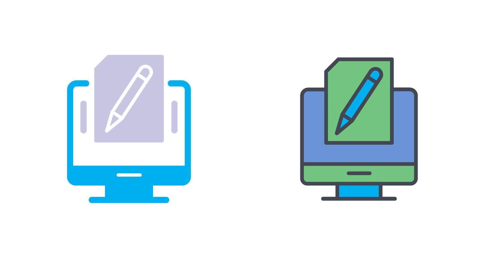 Pencil Icon Design vector