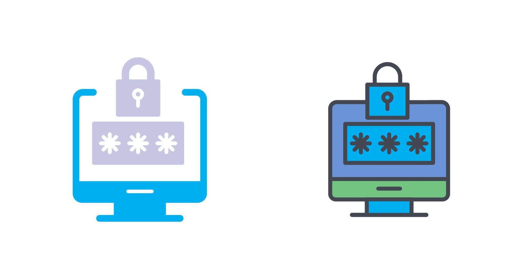 Lock Icon Design vector