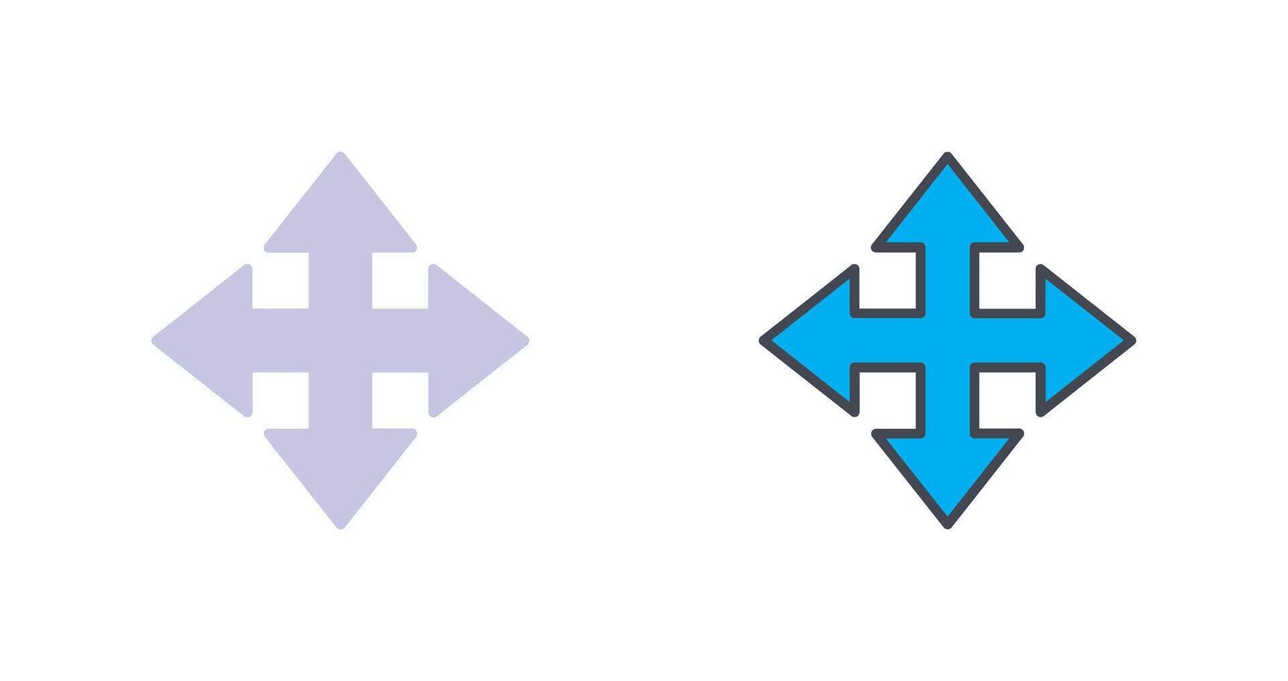 Move Arrow Icon Design vector