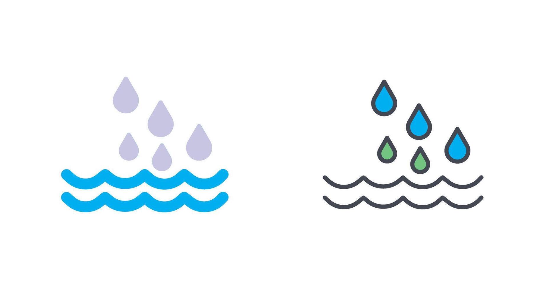 diseño de icono de gota de agua vector