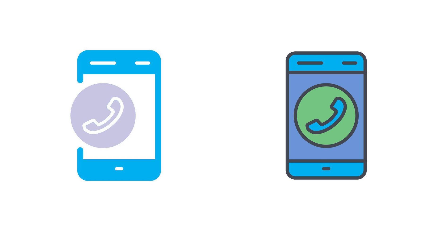 Calling Icon Design vector