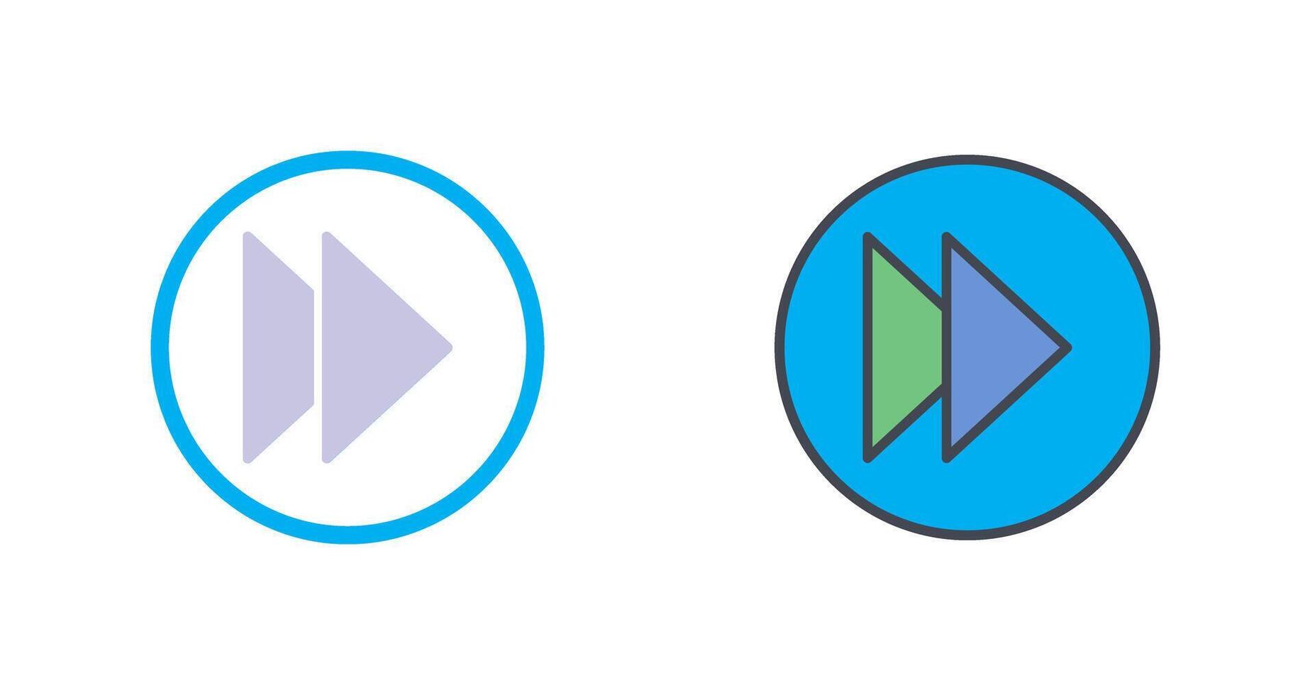 Next Icon Design vector