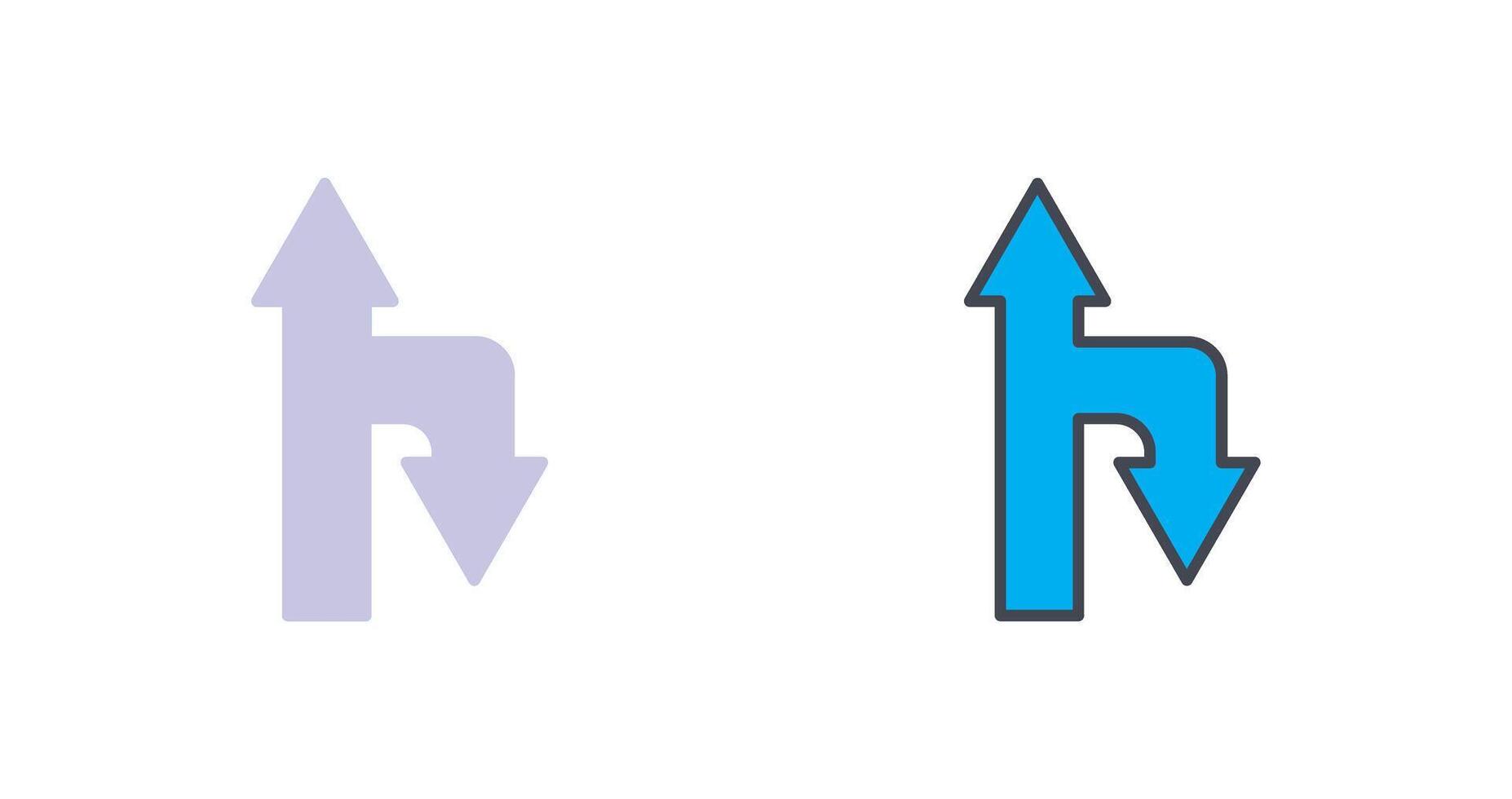 Up Down Icon Design vector