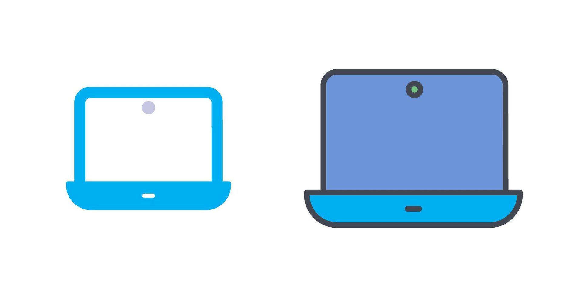 Laptop Icon Design vector