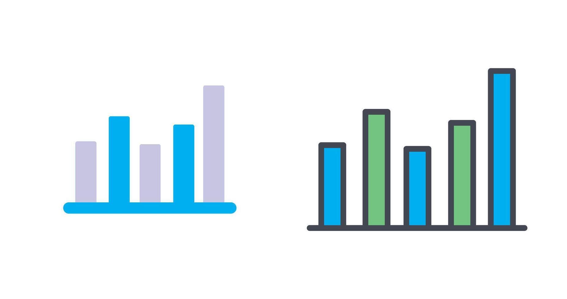 Chart Icon Design vector
