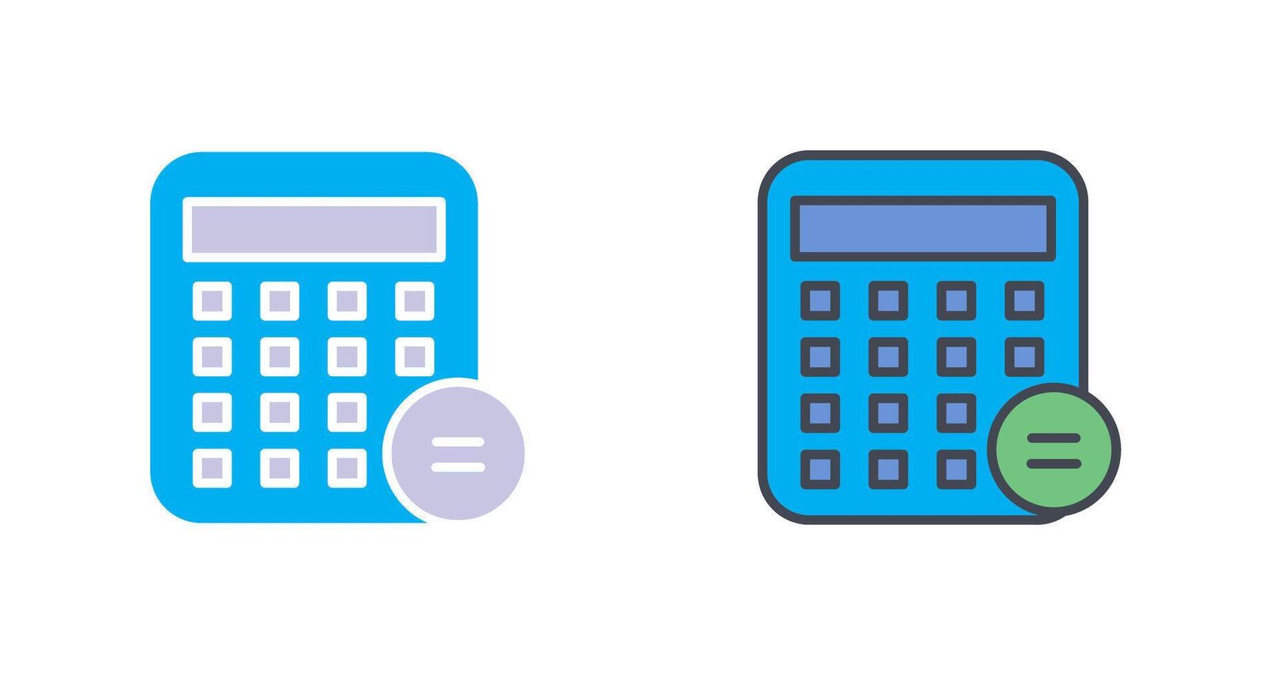 Business Calculator Icon Design vector