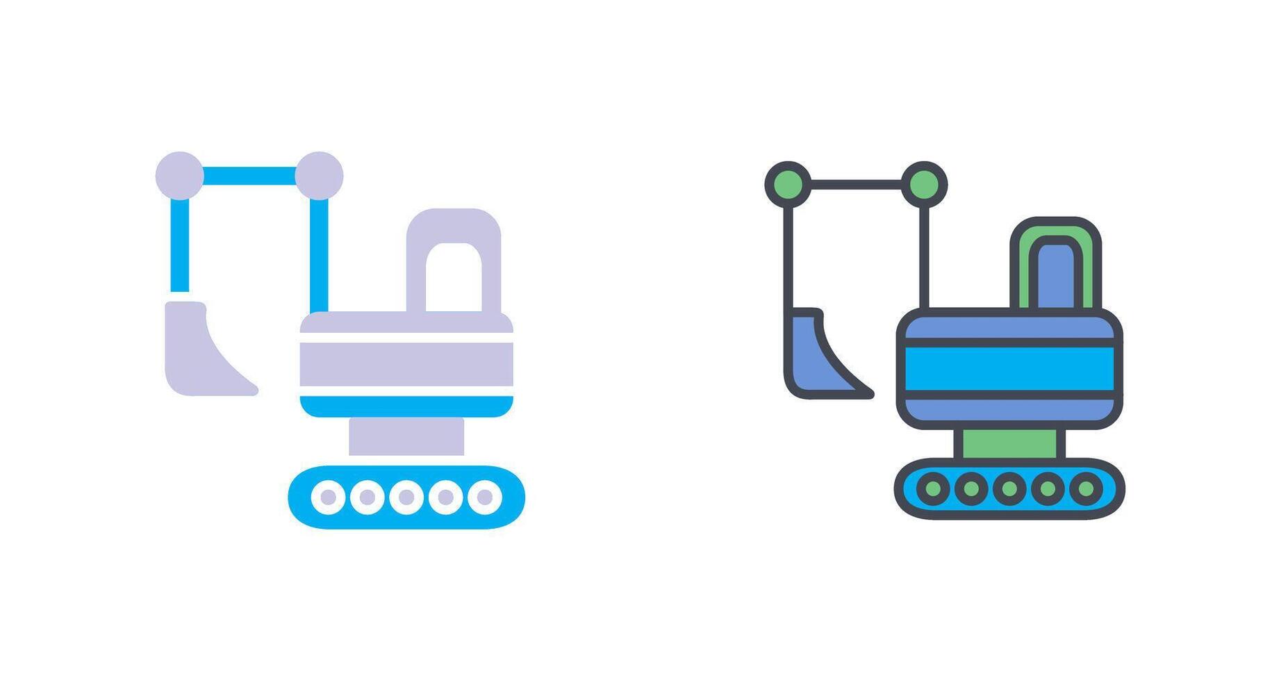 Heavy Machinery Icon Design vector