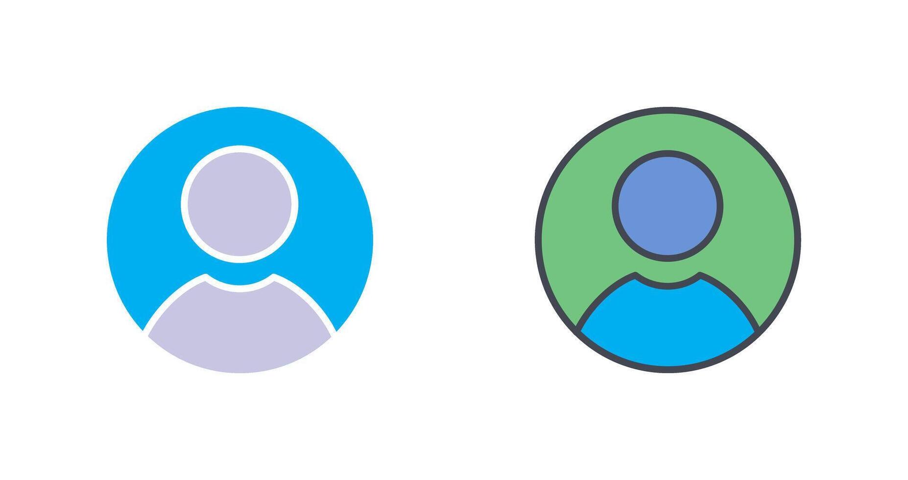 Male Profile Icon Design vector