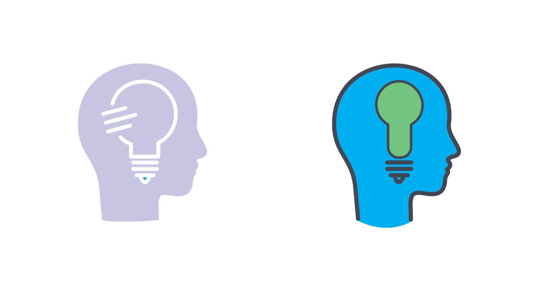 Thinking Icon Design vector