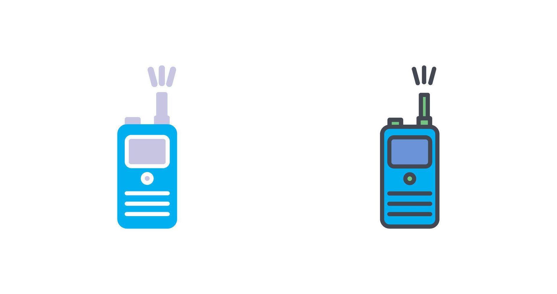 Walkie Talkie Icon Design vector