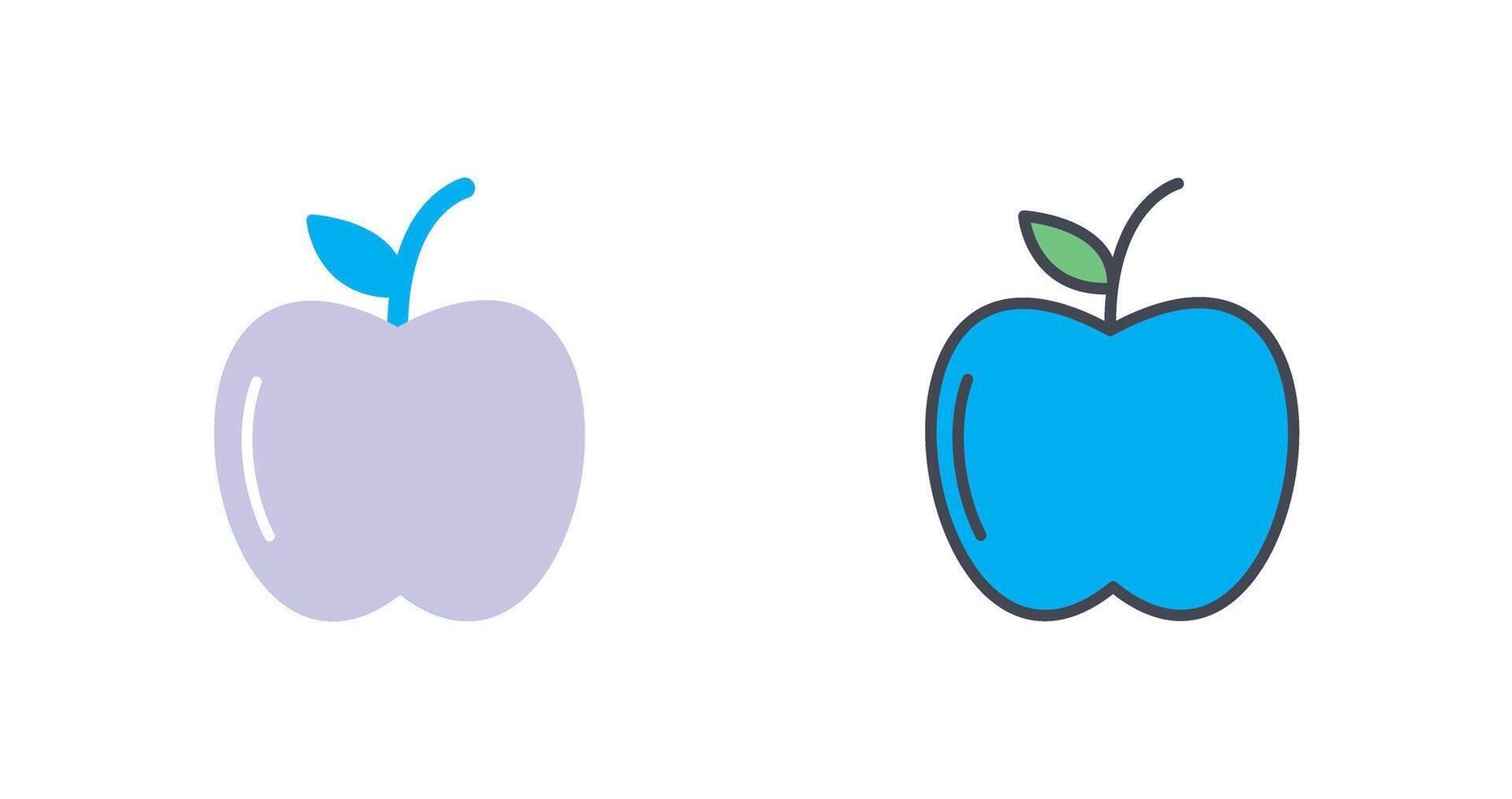 Apples Icon Design vector